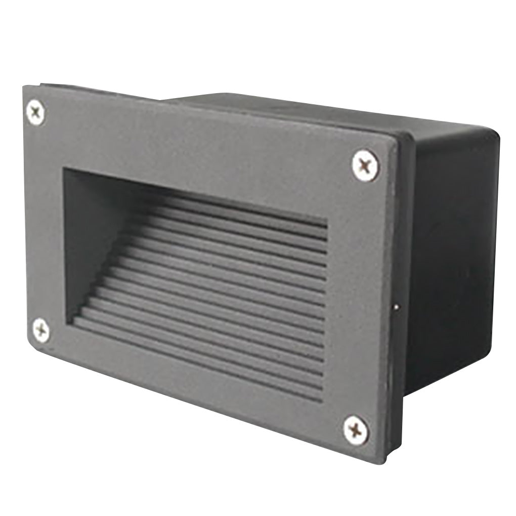 Minimalist Recessed LED Step Light Outdoor Waterproof Wall Mount