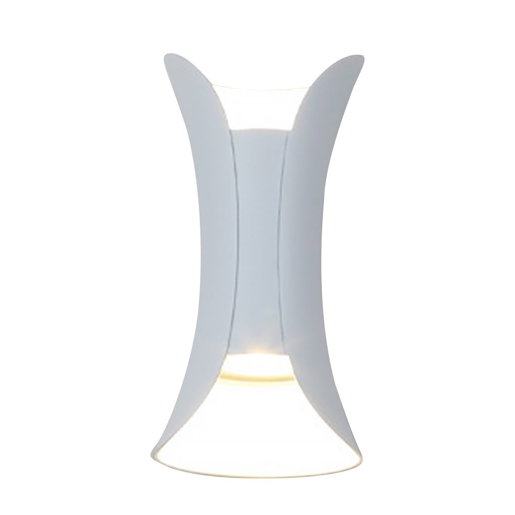 Modern Curved Waterproof LED Up Down Outdoor Wall Light
