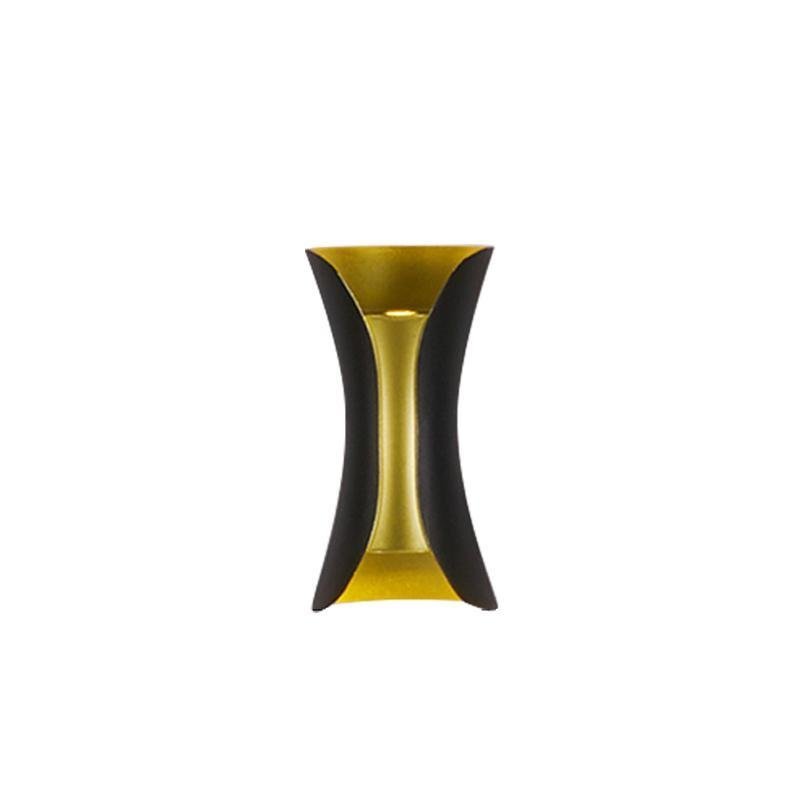 Modern Curved Waterproof LED Up Down Outdoor Wall Light