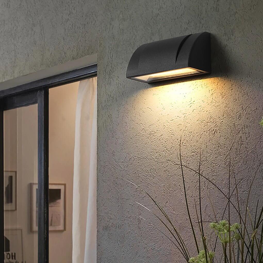 Industrial Outdoor LED Wall Light - Aluminum & Glass - IP54