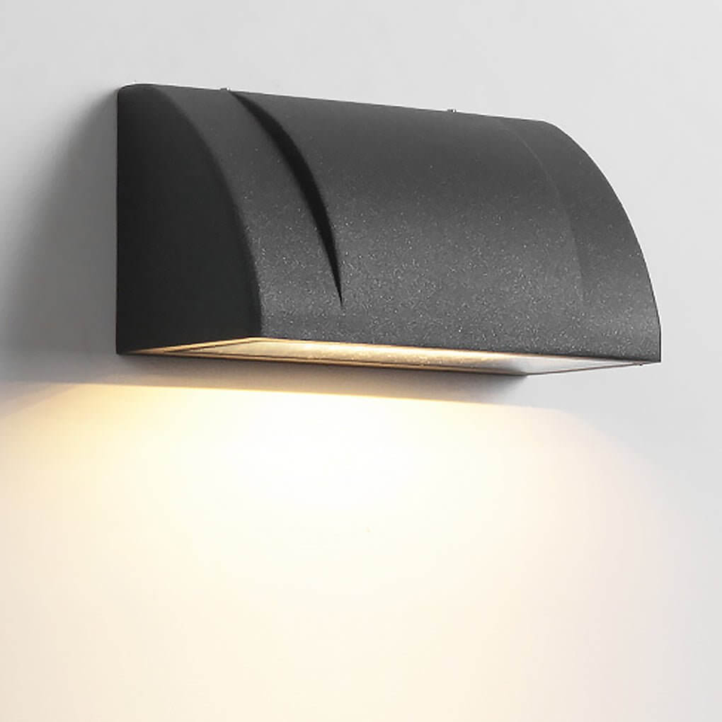 Industrial Outdoor LED Wall Light - Aluminum & Glass - IP54