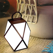 Modern Geometric Outdoor Post Light Pillar Lantern Stainless Steel