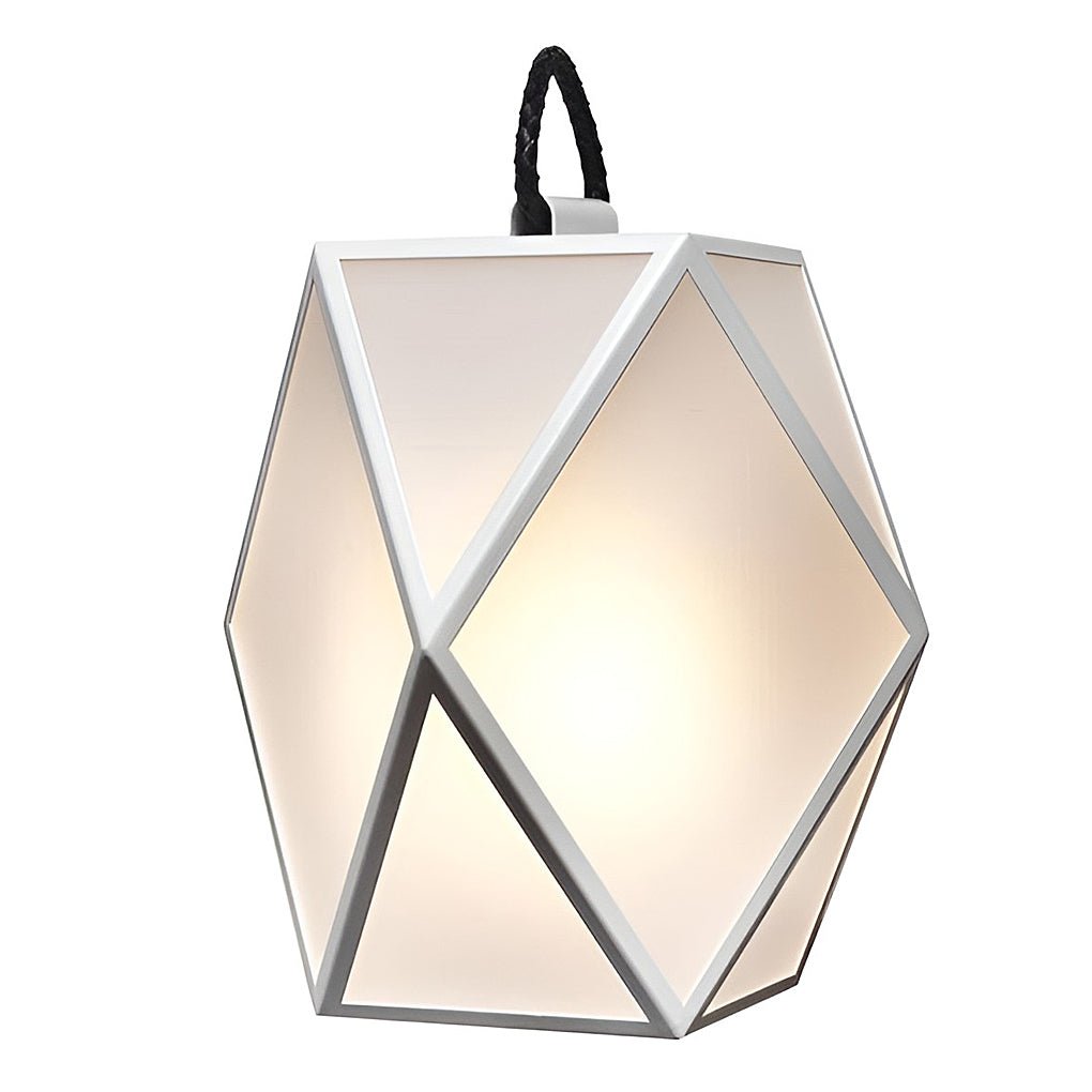 Modern Geometric Outdoor Post Light Pillar Lantern Stainless Steel