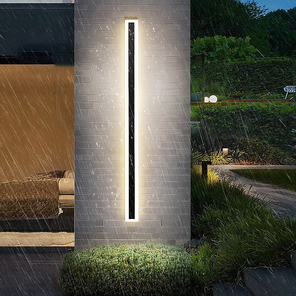 Modern Outdoor Wall Light - Waterproof Linear Sconce