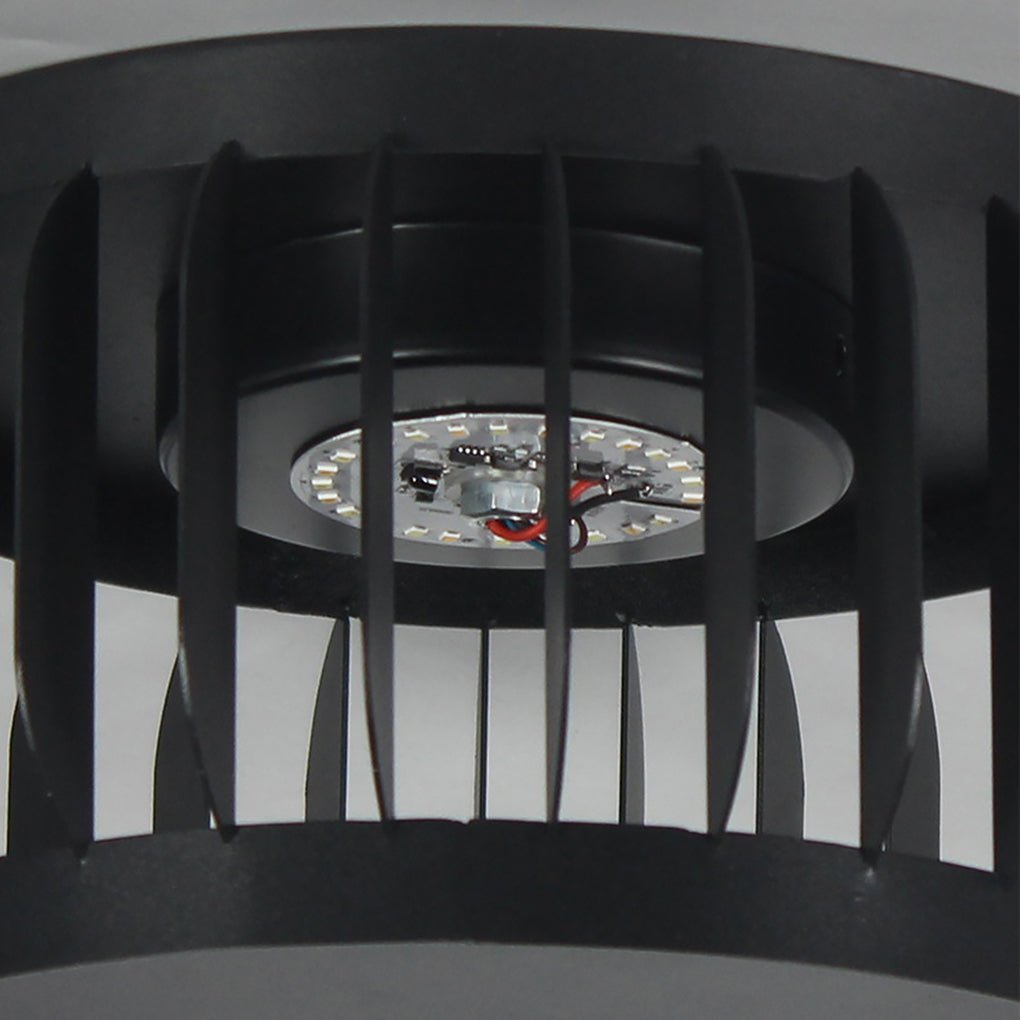 Solar LED Garden Post Light with Three-Color Dimming