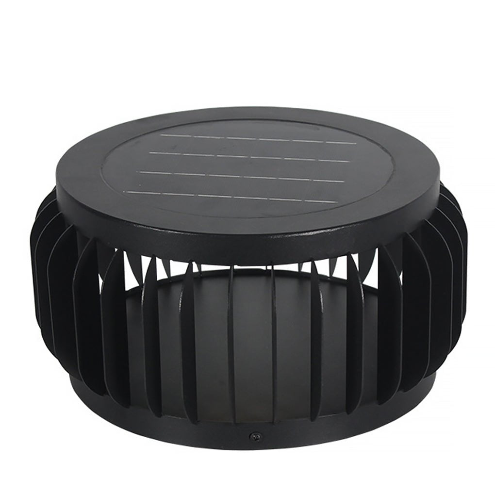 Solar LED Garden Post Light with Three-Color Dimming