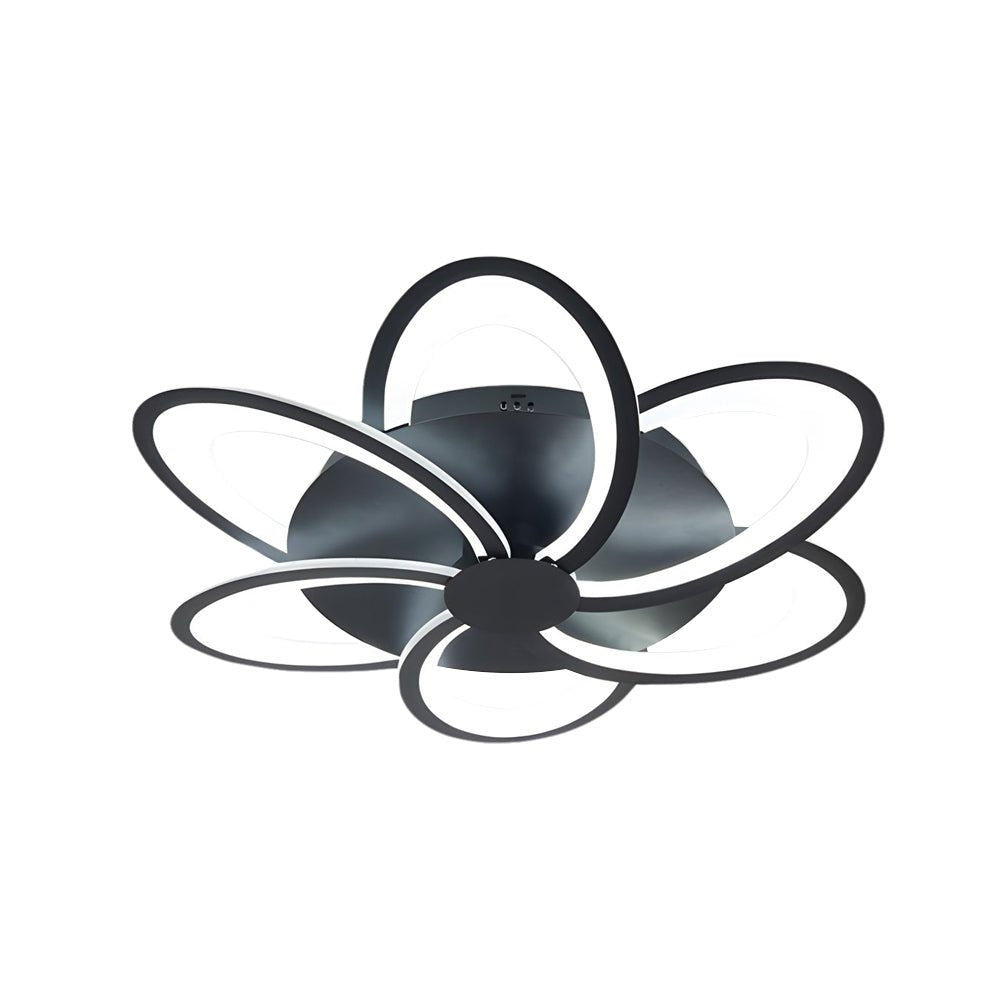 Modern Petal Flush Mount Light - Acrylic LED Flower Ceiling Lamp