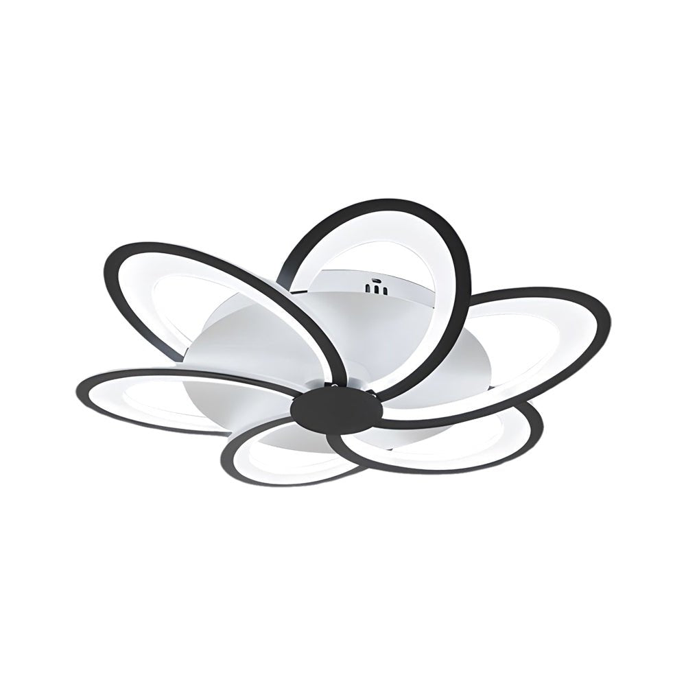 Modern Petal Flush Mount Light - Acrylic LED Flower Ceiling Lamp