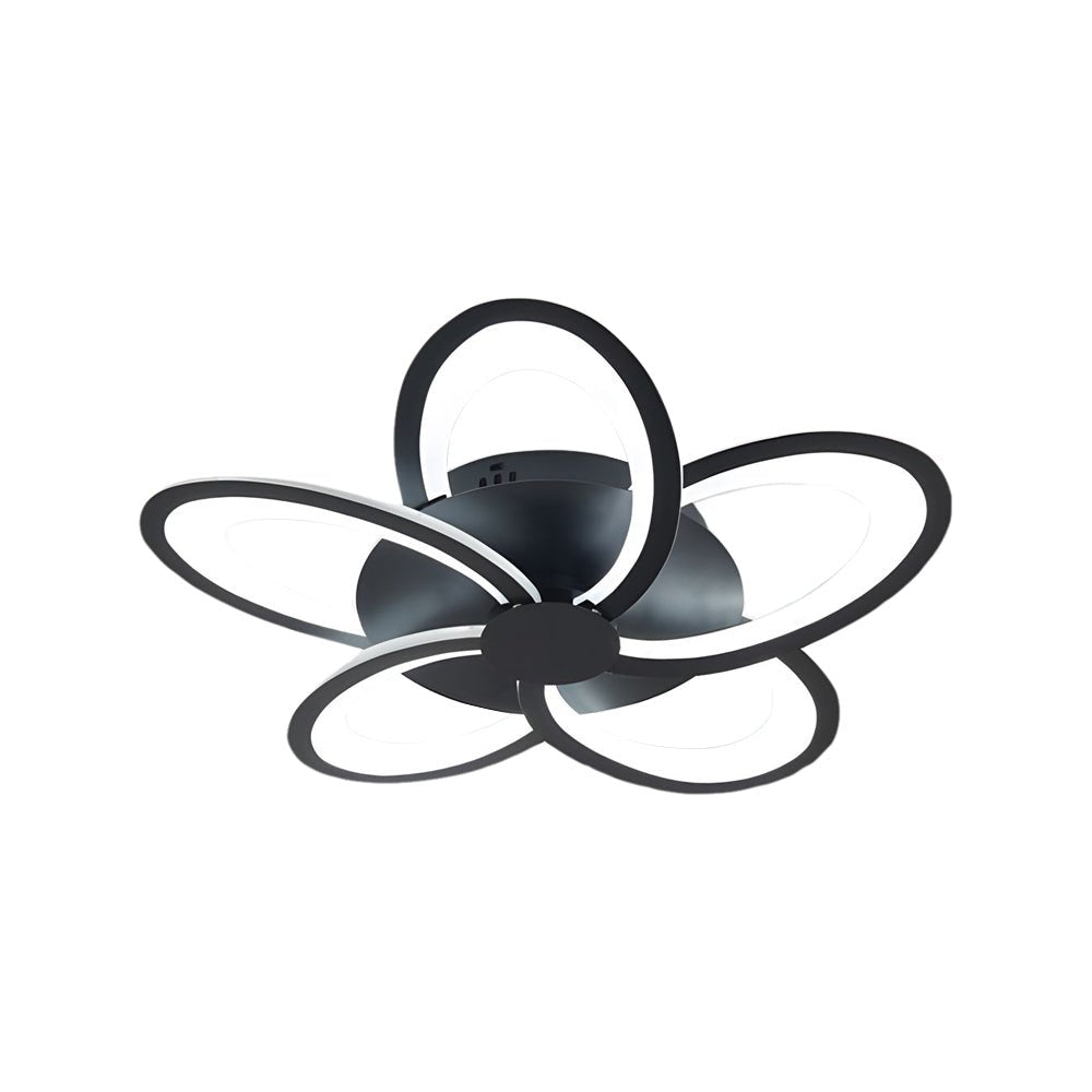 Modern Petal Flush Mount Light - Acrylic LED Flower Ceiling Lamp