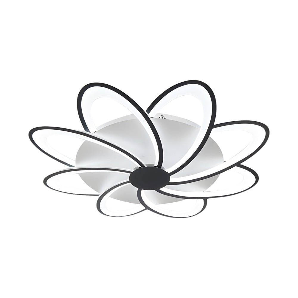Modern Petal Flush Mount Light - Acrylic LED Flower Ceiling Lamp