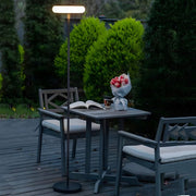 Modern LED Outdoor Floor Lamp with Solar & USB Charging