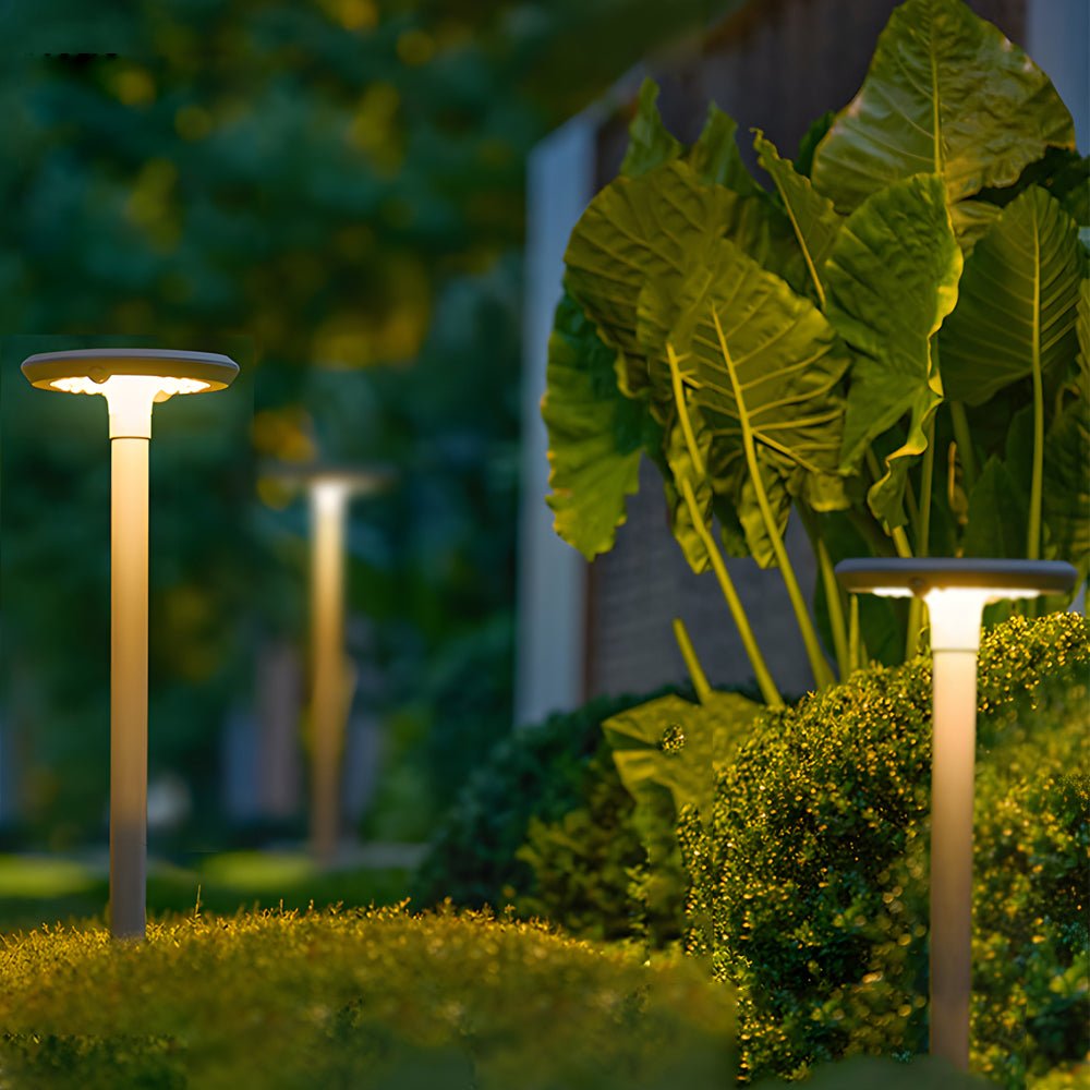 Modern Solar LED Post Light with Dual Motion Sensor