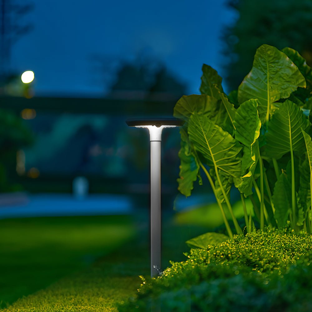 Modern Solar LED Post Light with Dual Motion Sensor