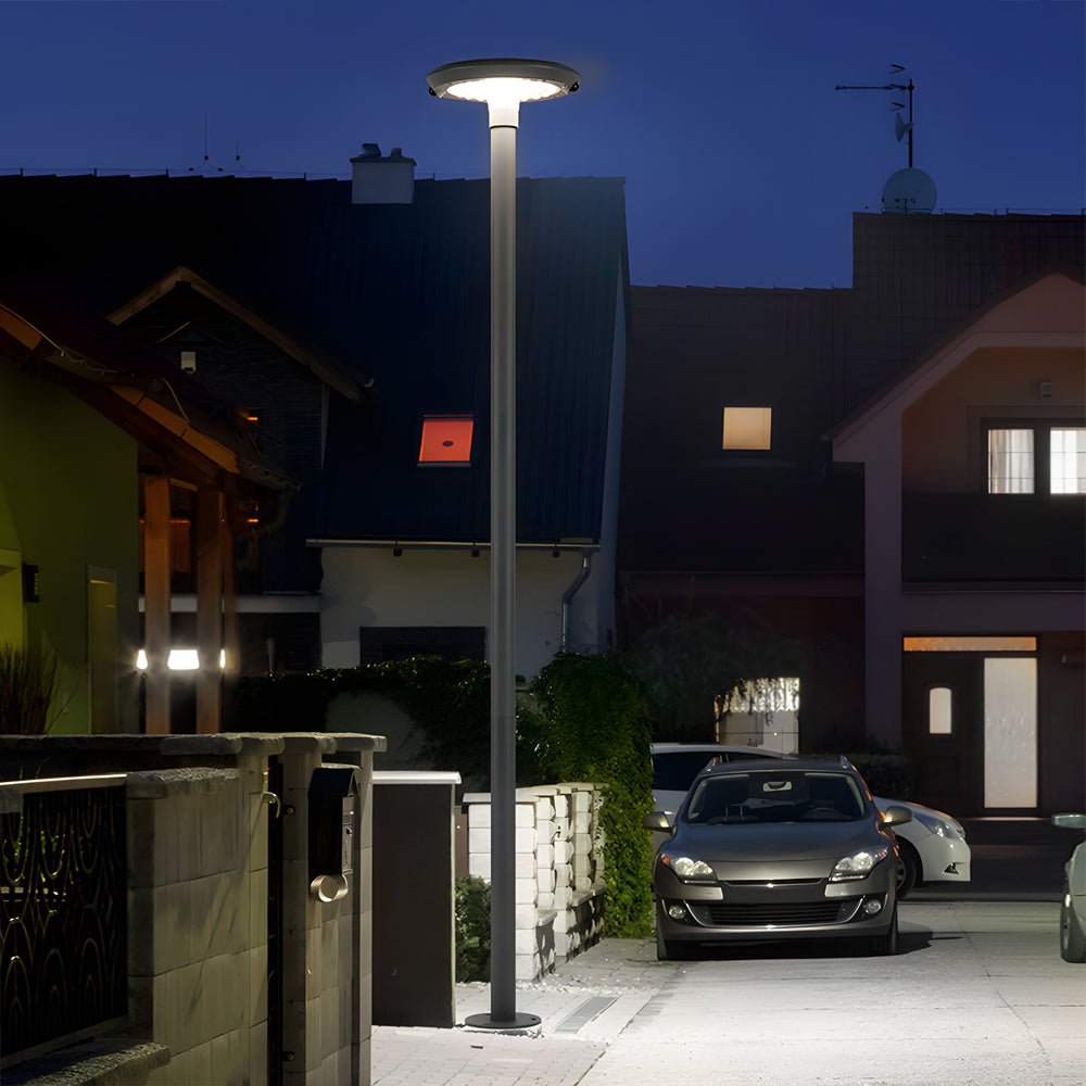 Modern Solar LED Post Light with Dual Motion Sensor