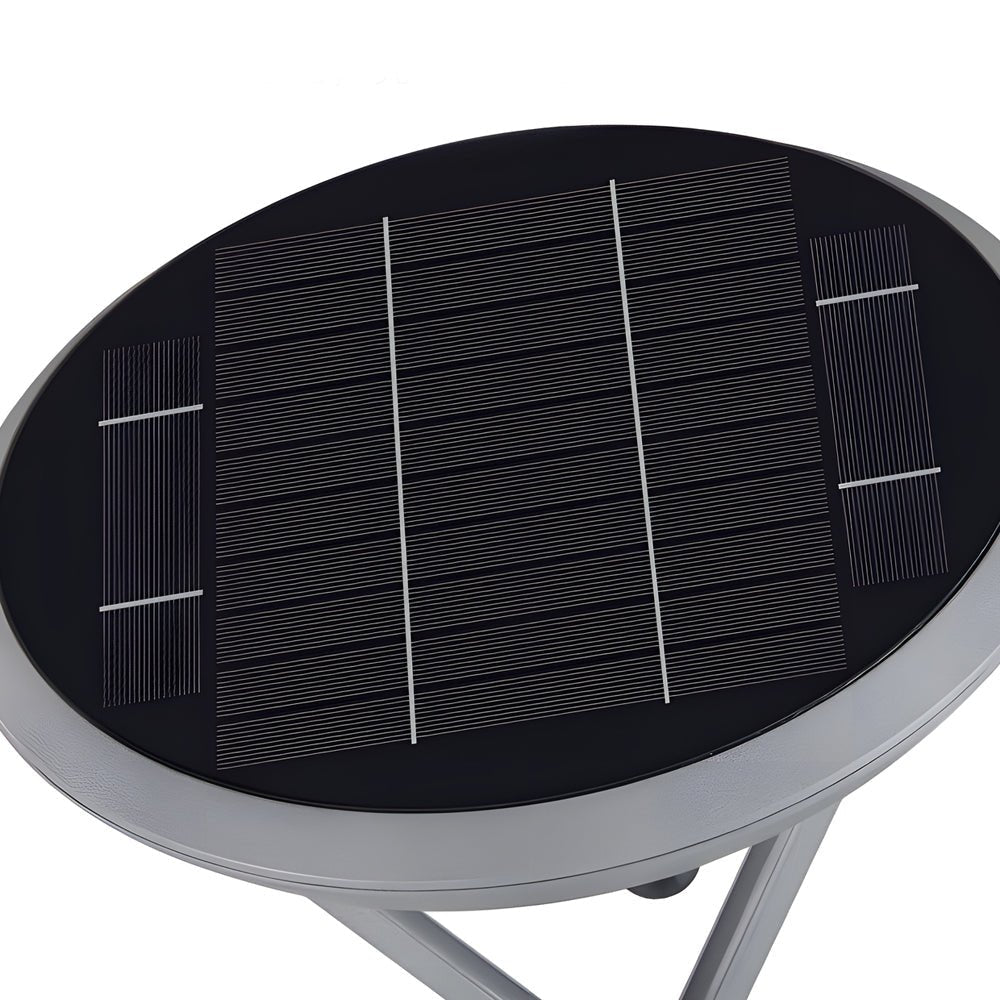 Modern Solar Post Light with Dual Motion Sensor - Outdoor Pillar Lamp