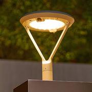 Modern Solar Post Light with Dual Motion Sensor - Outdoor Pillar Lamp