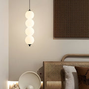 Modern Vertical Ball Pendant Light - Dimmable LED Chandelier