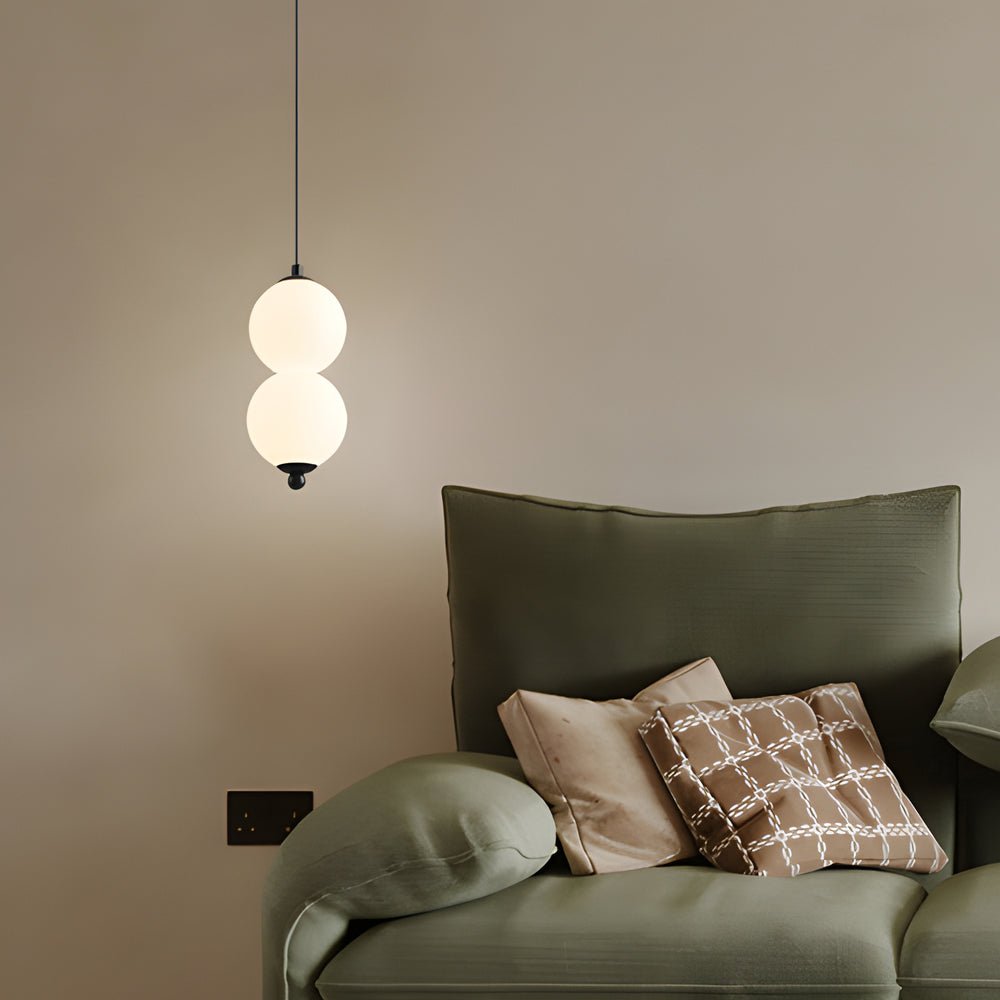 Modern Vertical Ball Pendant Light - Dimmable LED Chandelier