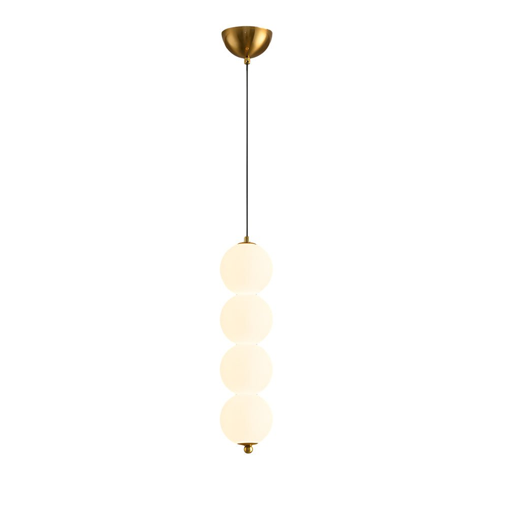 Modern Vertical Ball Pendant Light - Dimmable LED Chandelier