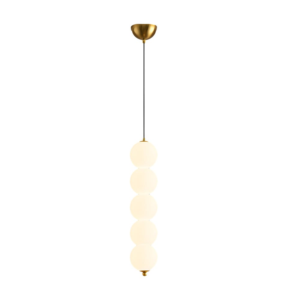 Modern Vertical Ball Pendant Light - Dimmable LED Chandelier