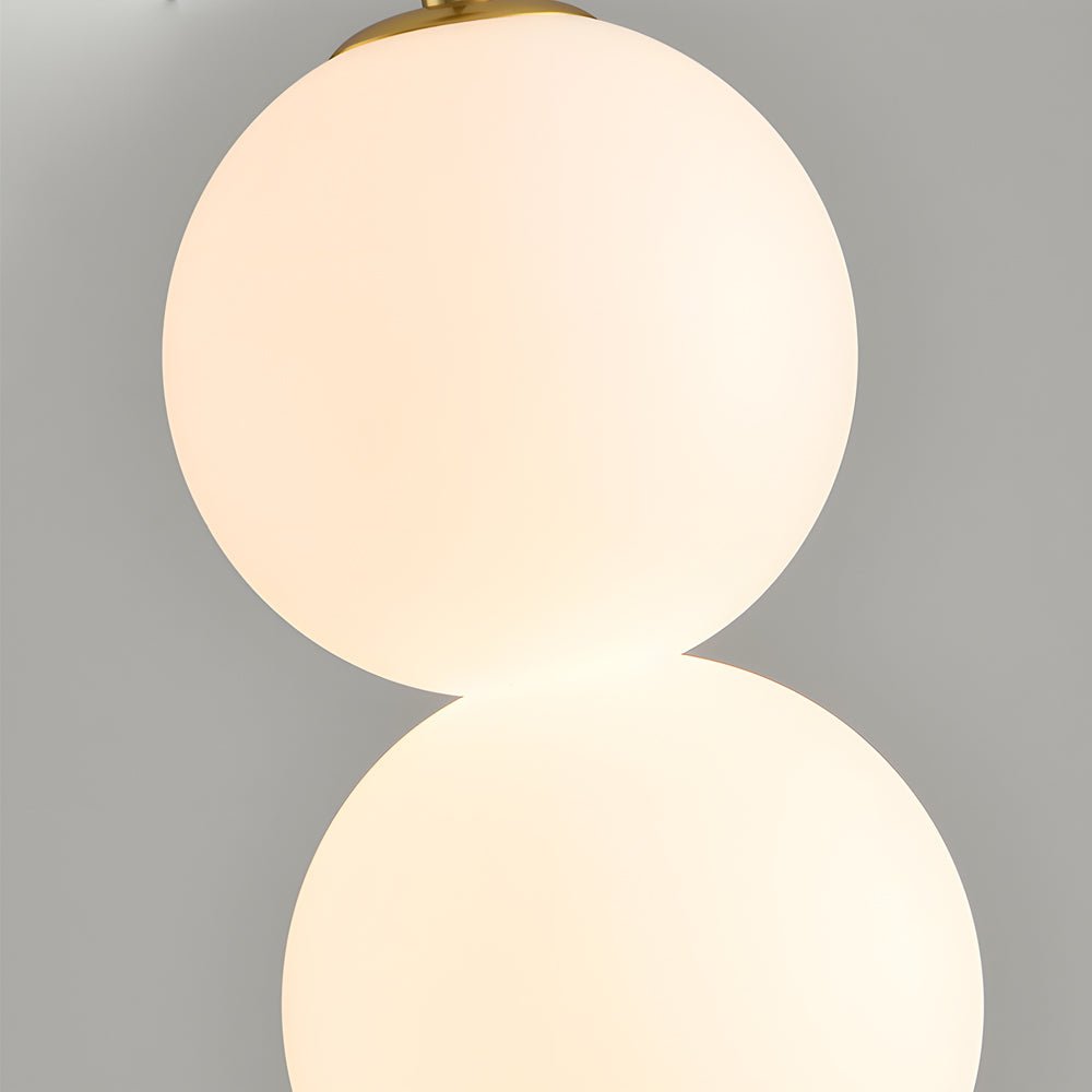 Modern Vertical Ball Pendant Light - Dimmable LED Chandelier