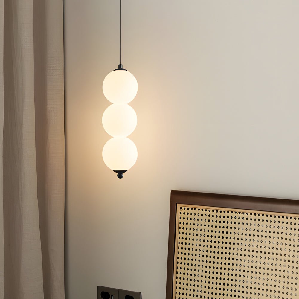 Modern Vertical Ball Pendant Light - Dimmable LED Chandelier