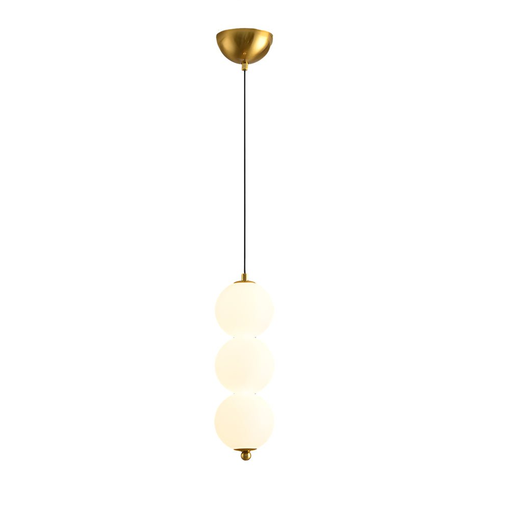 Modern Vertical Ball Pendant Light - Dimmable LED Chandelier