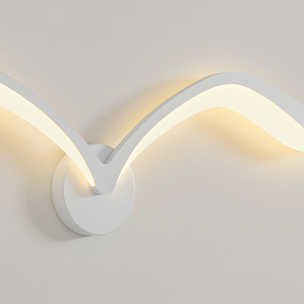Modern Seagull LED Wall Sconce - Acrylic Wing Design
