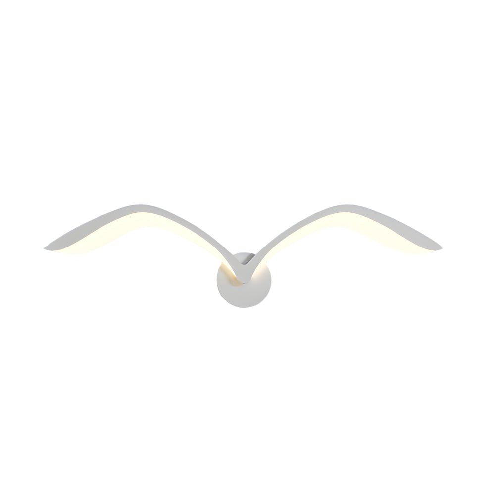 Modern Seagull LED Wall Sconce - Acrylic Wing Design