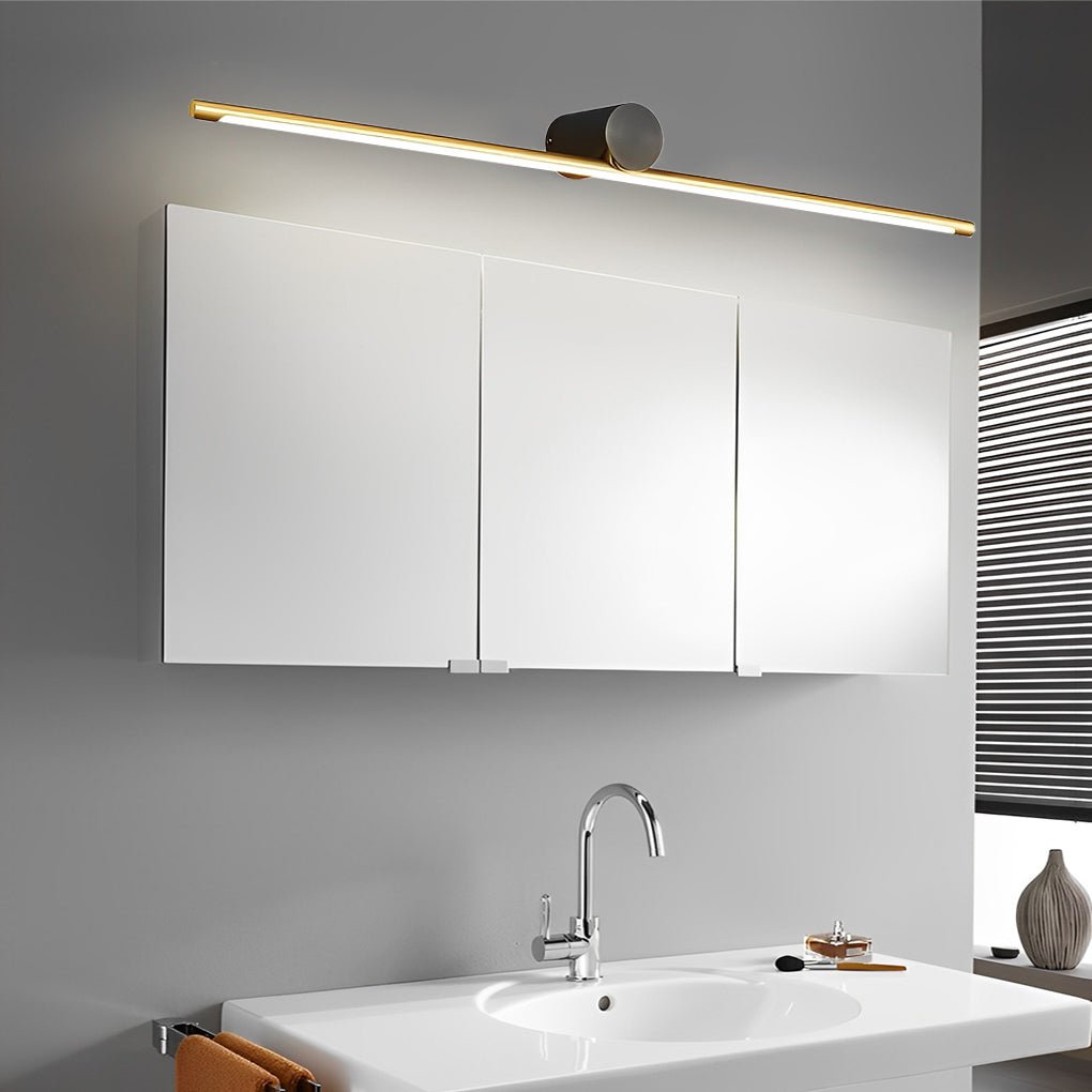 Modern Two-Tone Bathroom Vanity Light with Acrylic Diffuser