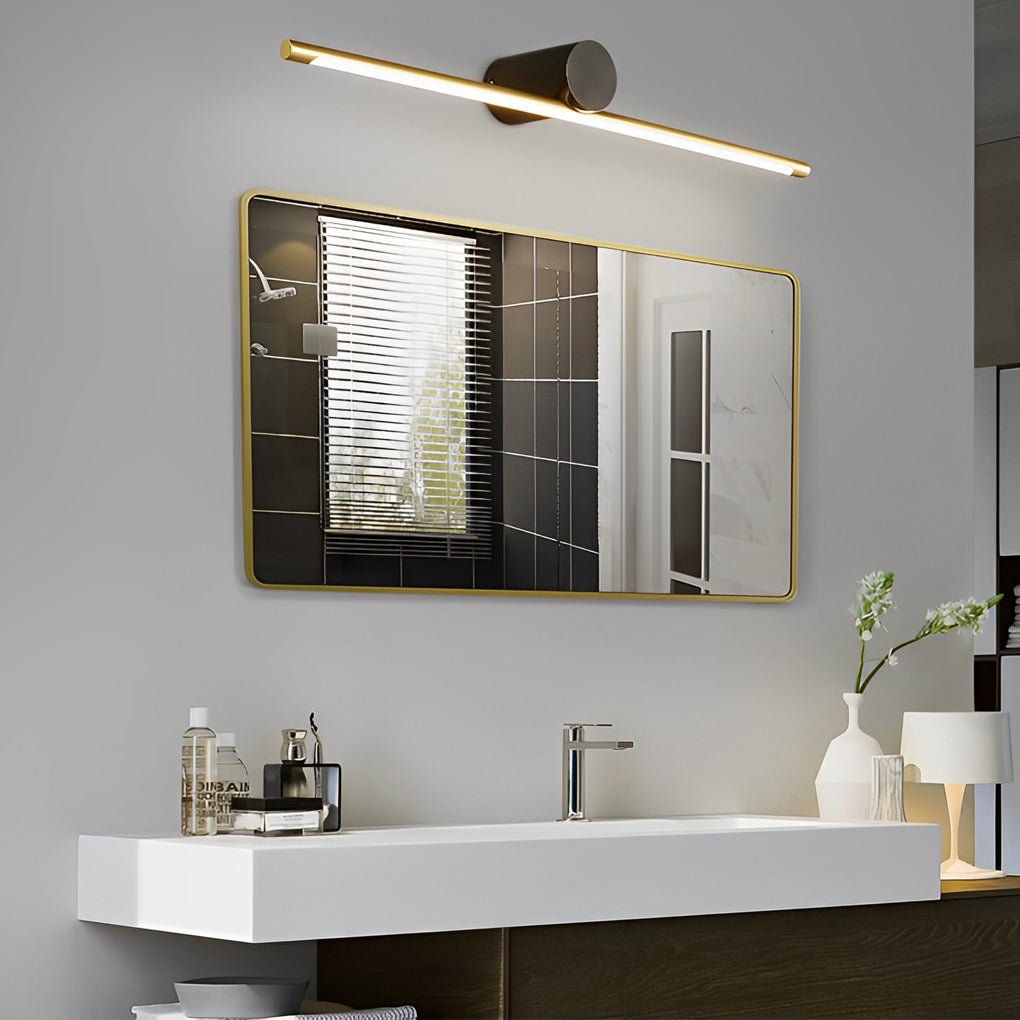 Modern Two-Tone Bathroom Vanity Light with Acrylic Diffuser