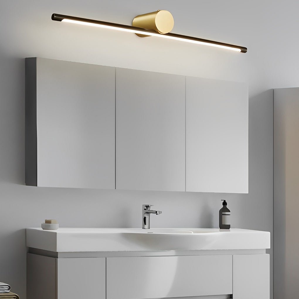 Modern Two-Tone Bathroom Vanity Light with Acrylic Diffuser