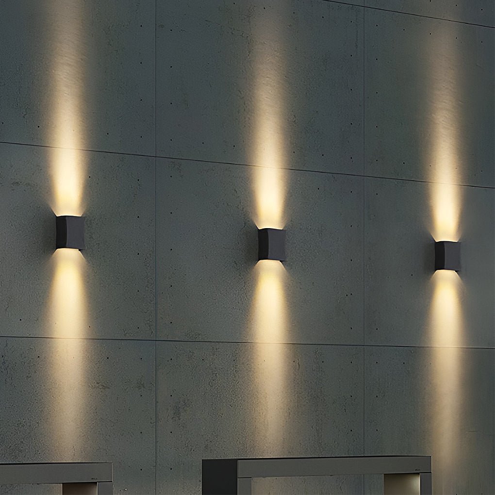 Up Down LED Outdoor Wall Light - Minimalist Waterproof Sconce