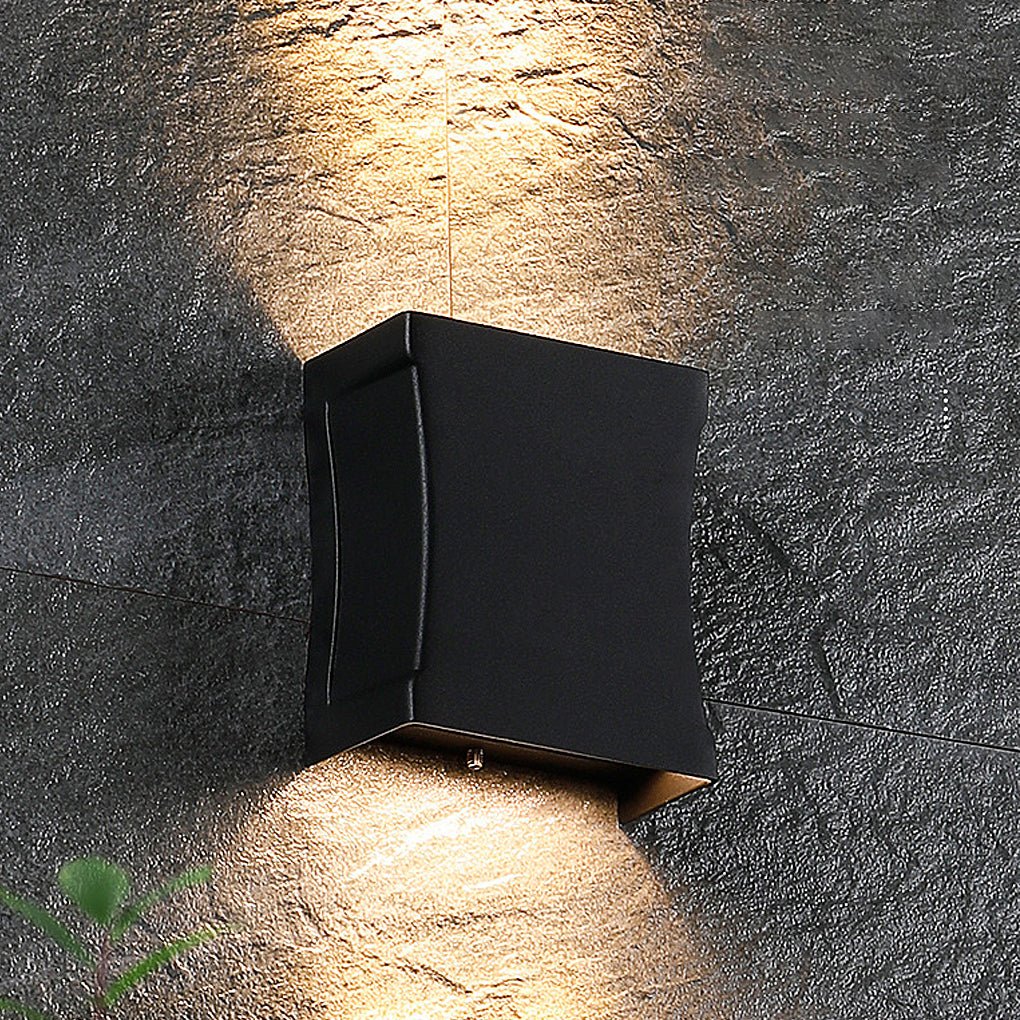 Up Down LED Outdoor Wall Light - Minimalist Waterproof Sconce