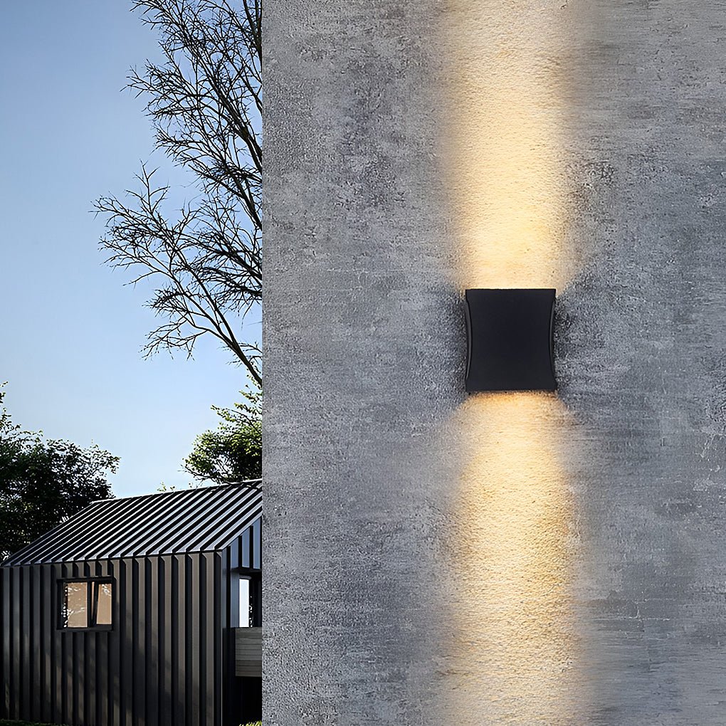 Up Down LED Outdoor Wall Light - Minimalist Waterproof Sconce