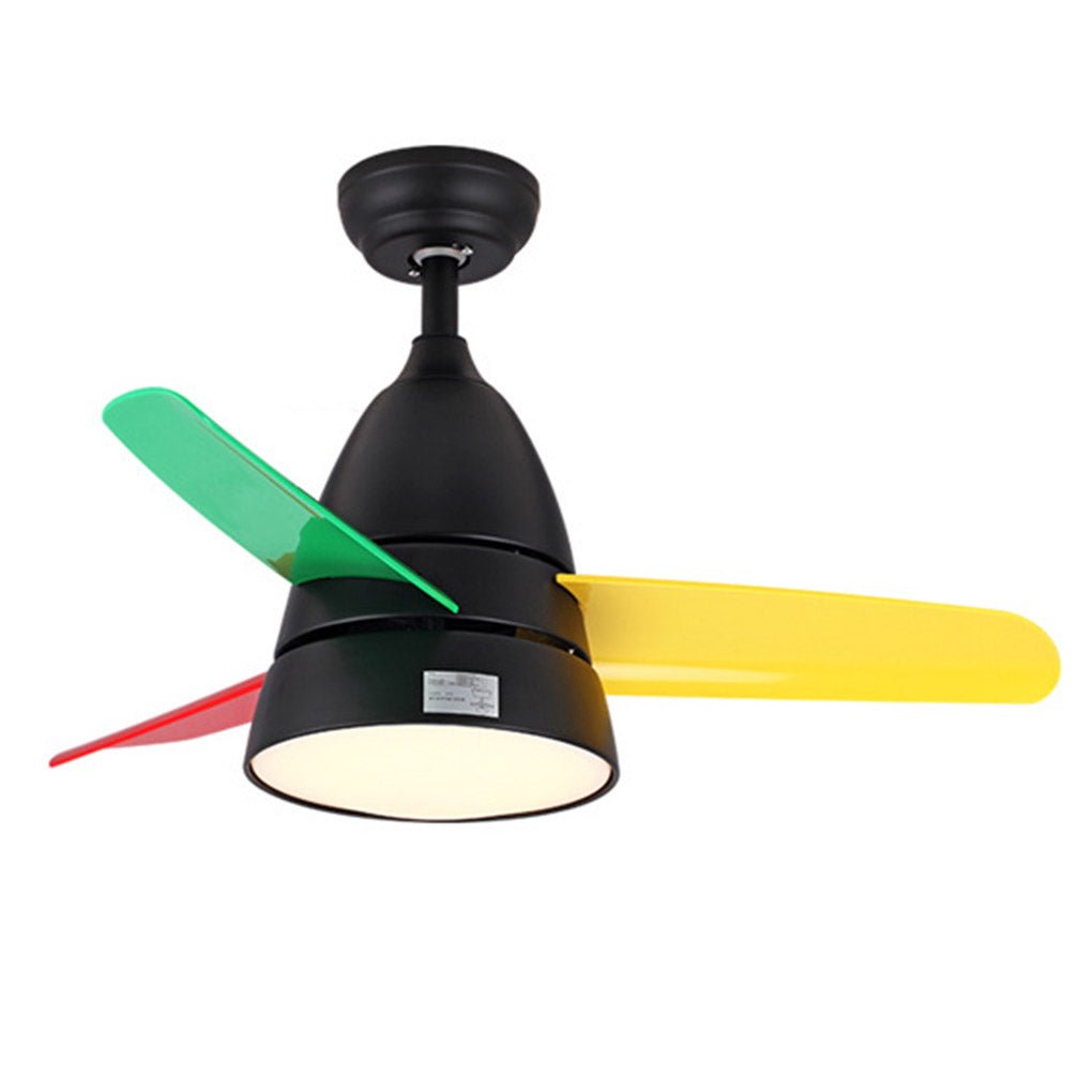 3-Color Adjustable LED Ceiling Fan Light with Remote Control