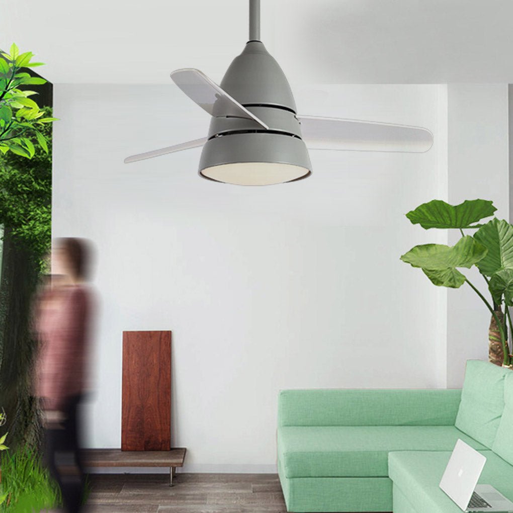 3-Color Adjustable LED Ceiling Fan Light with Remote Control