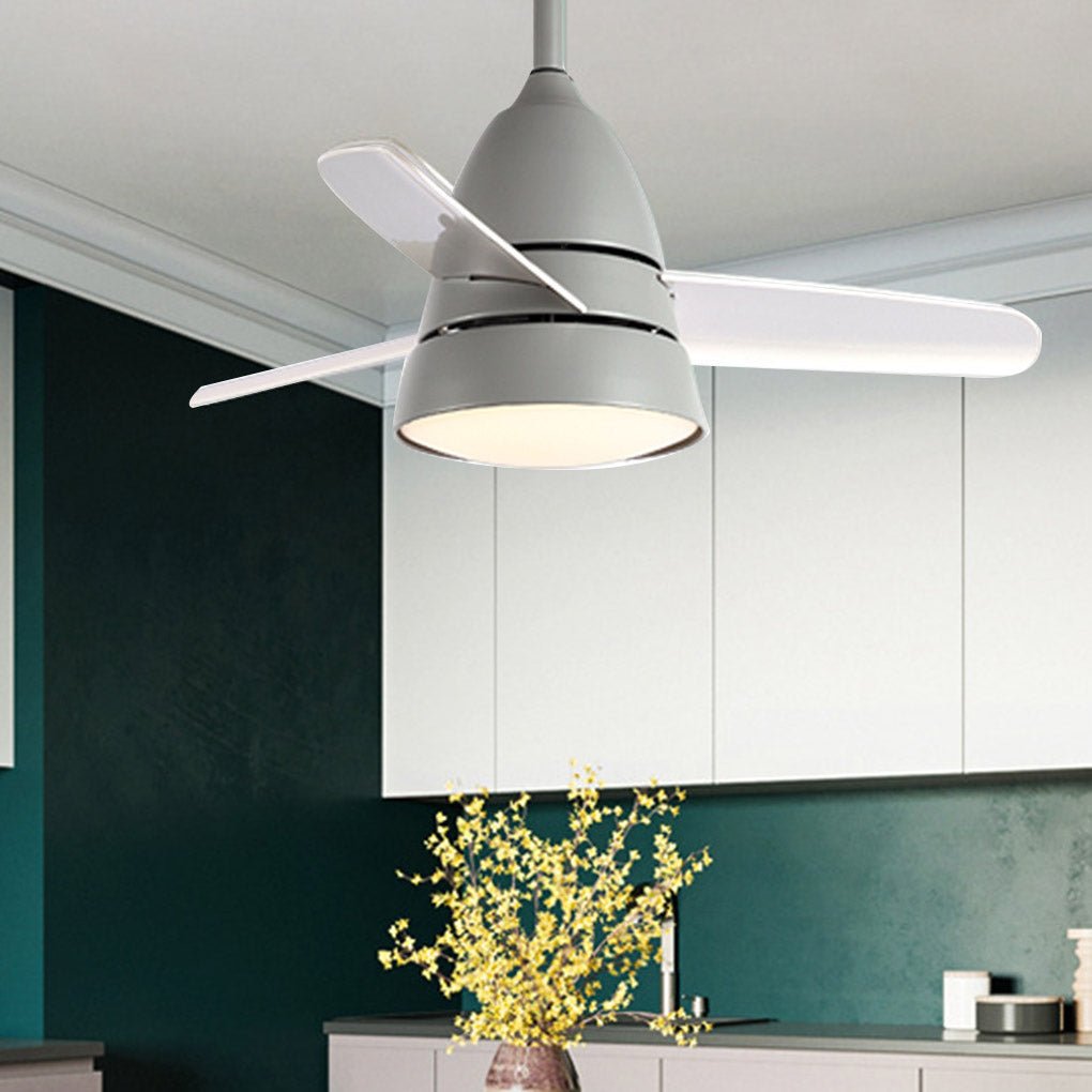 3-Color Adjustable LED Ceiling Fan Light with Remote Control