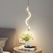 Modern Spiral Rope LED Pendant Light with Dimmable Feature