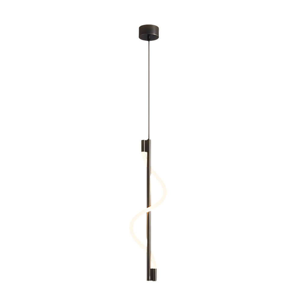 Modern Spiral Rope LED Pendant Light with Dimmable Feature