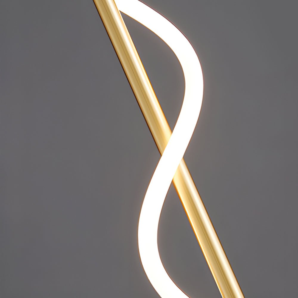 Modern Spiral Rope LED Pendant Light with Dimmable Feature
