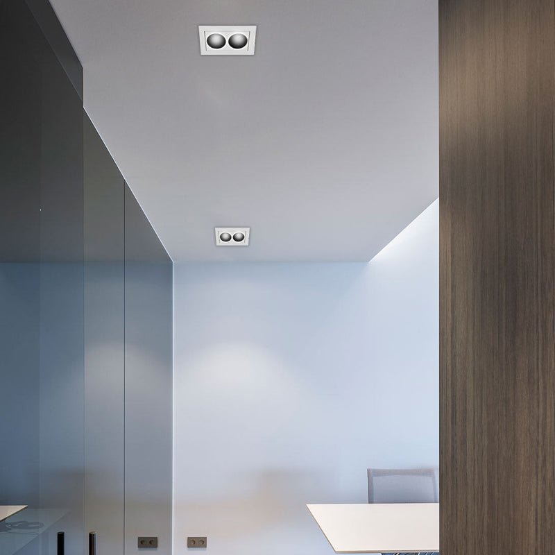 Modern Aluminum LED Recessed Anti-Glare Spotlight