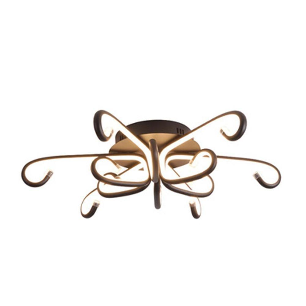 Octopus-Inspired Flush Mount Ceiling Light with Curved LED Arms