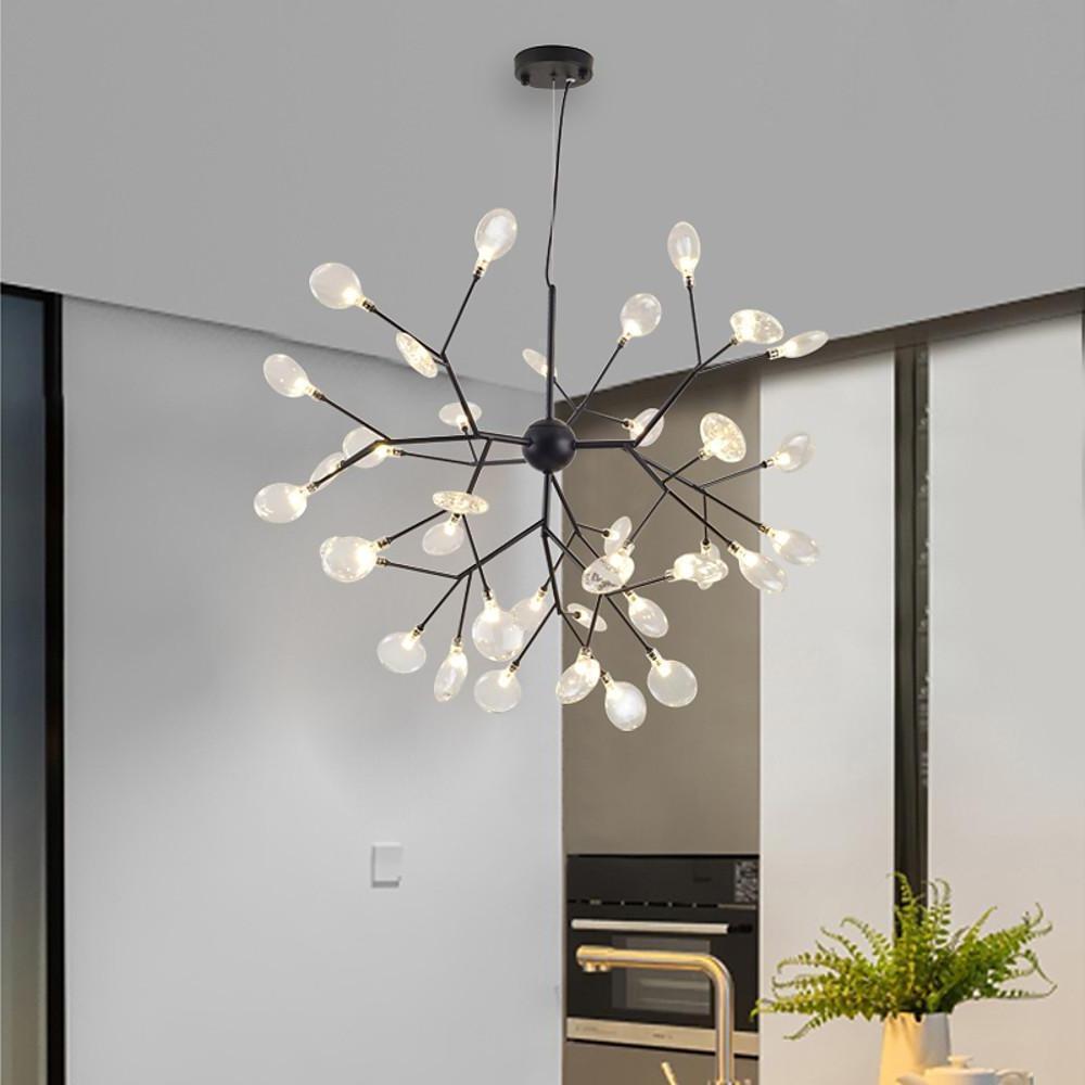 36-Light LED Sputnik Chandelier – Modern Cluster Design