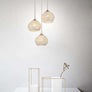 Modern Metal Bar Cluster Pendant Light – Adjustable 3-Light Fixture