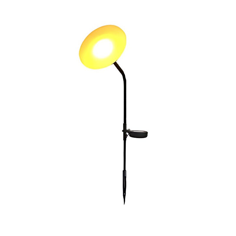 Modern Mushroom Solar Lawn Light with Adjustable Stem