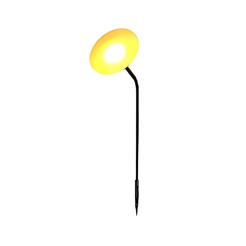 Modern Mushroom Solar Lawn Light with Adjustable Stem