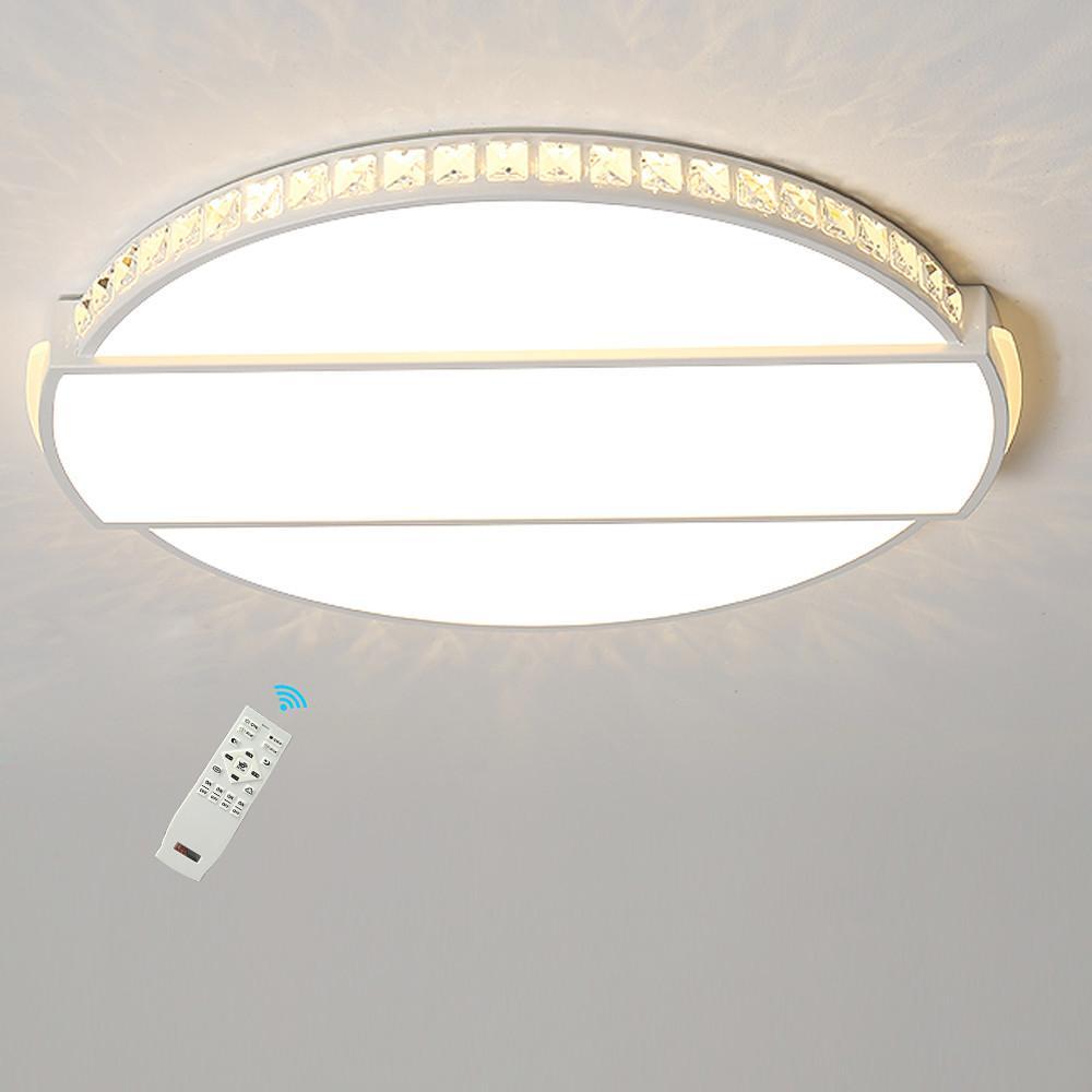 Modern Square LED Flush Mount Ceiling Light 20" Acrylic Ambient