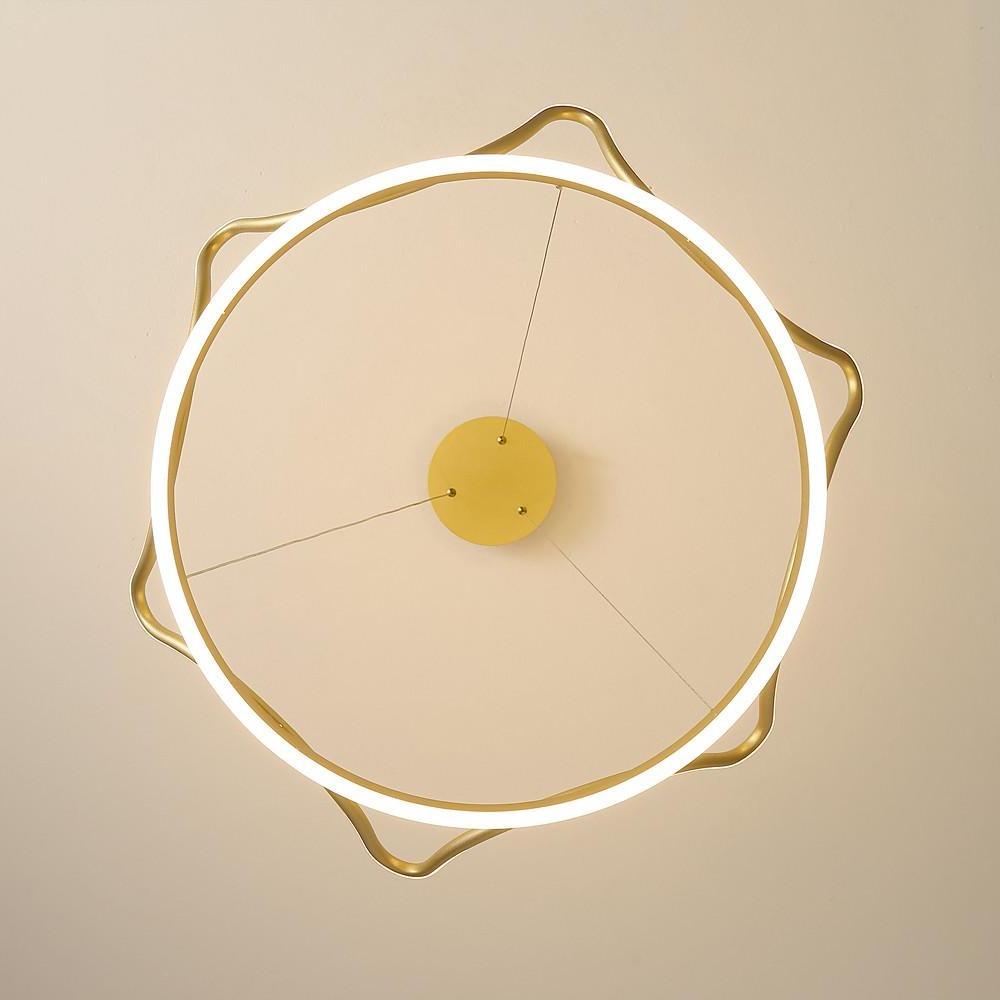 Geometric Metal Pendant Light | Nordic Style LED Chandelier