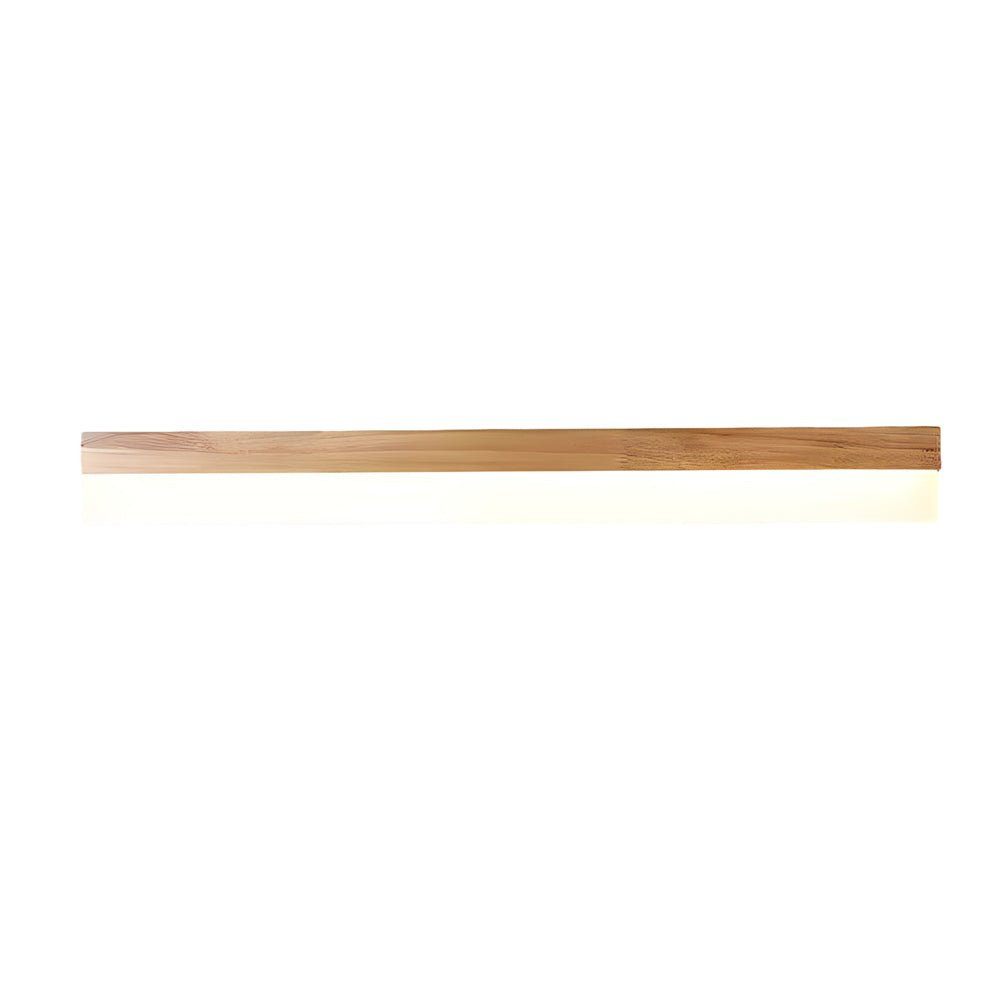 Modern Wooden LED Bathroom Vanity Light with Plastic Shade